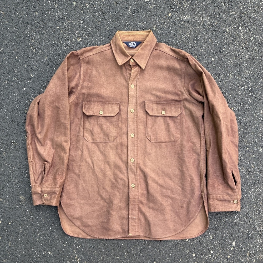 VINTAGE WOOLRICH Button UP Flannel MEN'S SHIRT/SHACKET - SIZE XXL?